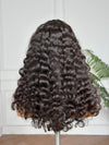 Glueless Ocean Waves Human Hair Lace Closure Wig