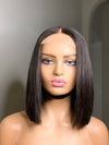 Glueless Lace Closure Human Hair Bob Wig