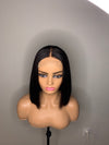 Glueless Lace Closure Human Hair Bob Wig