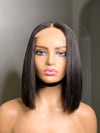 Glueless Lace Closure Human Hair Bob Wig