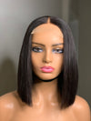 Glueless Lace Closure Human Hair Bob Wig